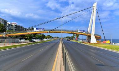 Göztepe Şehit Kerem Oğuz Erbay Köprüsü yenileniyor