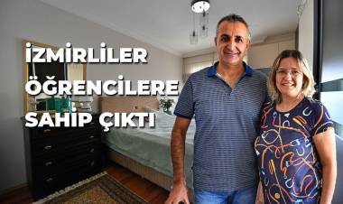 İzmir'de öğrencilere evler de yürekler de açıldı