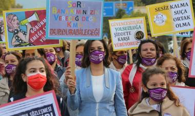 Kadın Platformu'ndan "Eşim değil, eşitimsin" yürüyüşü
