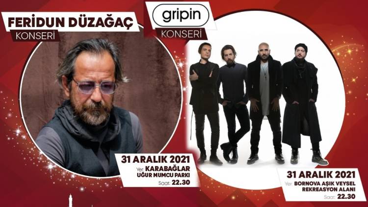 İzmir yeni yıla konserler ve ışık gösterisiyle girecek