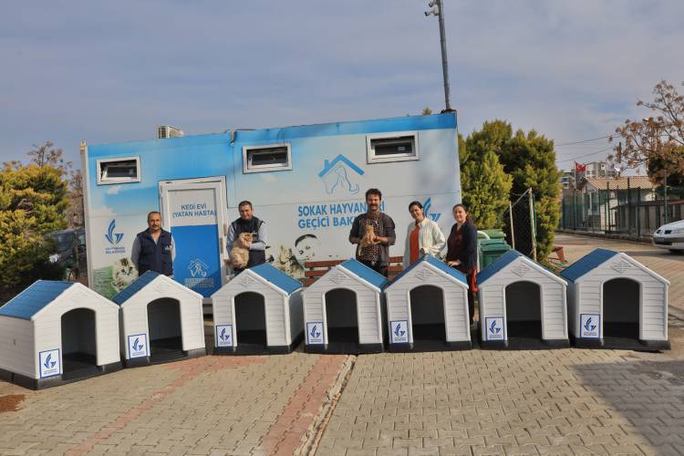 Güzelbahçe’den can dostlara sıcak yuva