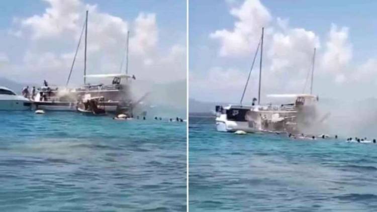 İzmir'de Tur Teknesinde Yangın Dehşeti!