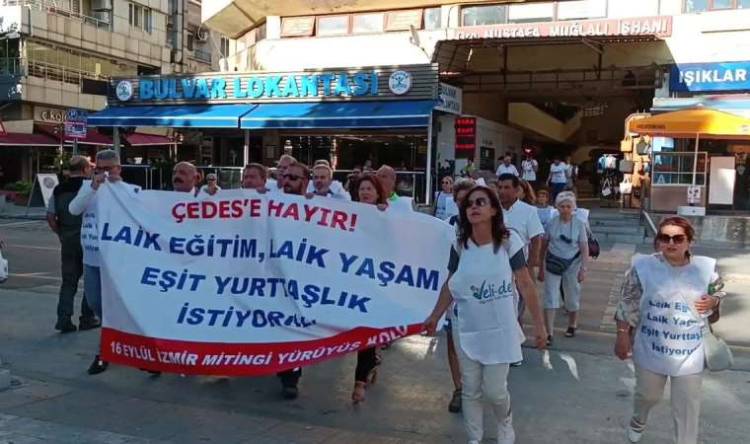 Muğla'da ÇEDES Eylemi: Laik Eğitime Dokunamazsınız!