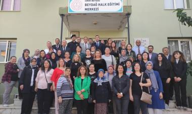Beydağ Halk Eğitimi Merkezi'ndem 100.Yıl Sergis